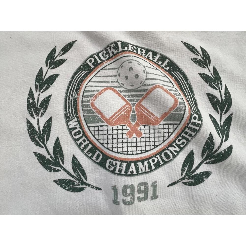 dip 3X White Pickleball World Championship 1991 Sweatshirt - Picture 3 of 8